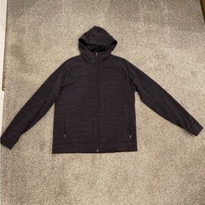 Lululemon Men's Black Hooded Sweater
